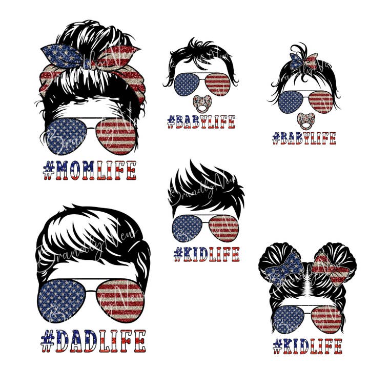 Sublimeringsoverførsel, Al amerikansk familieoverførsel for engroshandel hos BrandlyNew