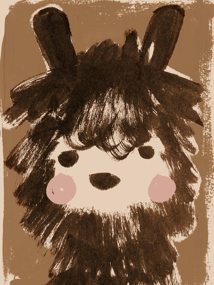 Poster da parete alpaca 50 x 70 cm per la vendita all'ingrosso da parte di Studioloco