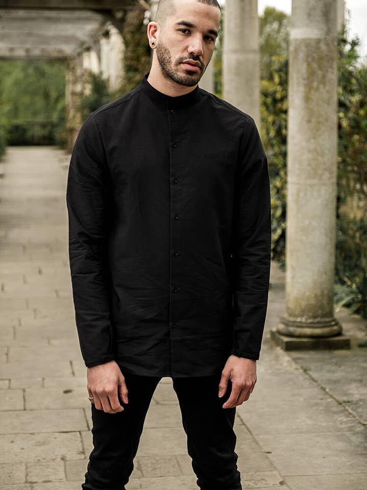 Tymoor - Wholesale Overhemd met knopen - Heren - Opa shirt