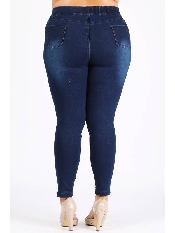 Bagel - Wholesale Jeans - Women's - 4X/5X-5X/6X Super Plus Size Jeggings Pants4