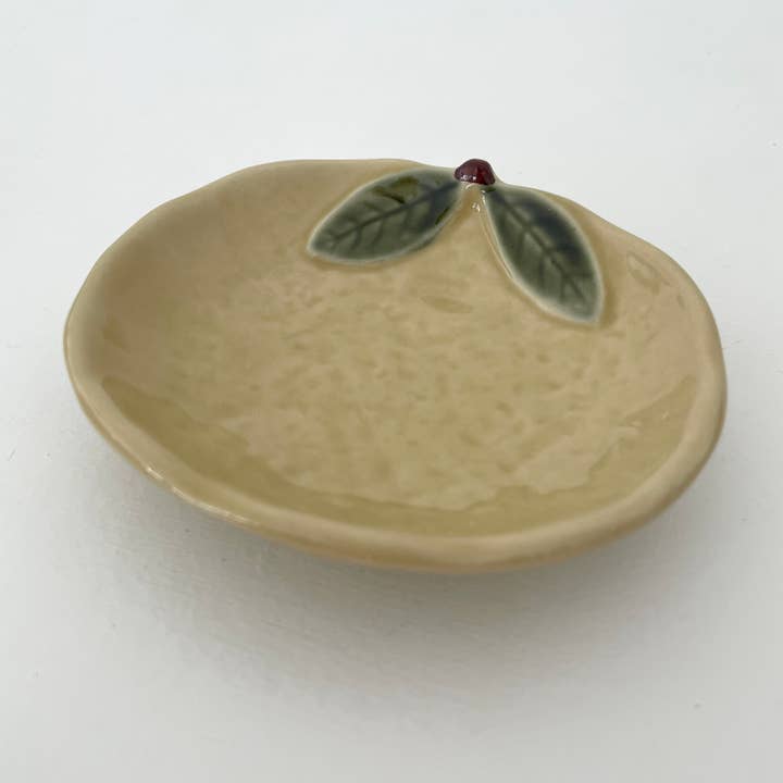 fort & field - Wholesale Decorative Plate/Dish/Bowl - Handmade Japanese ceramic mini yuzu fruit plate dishes