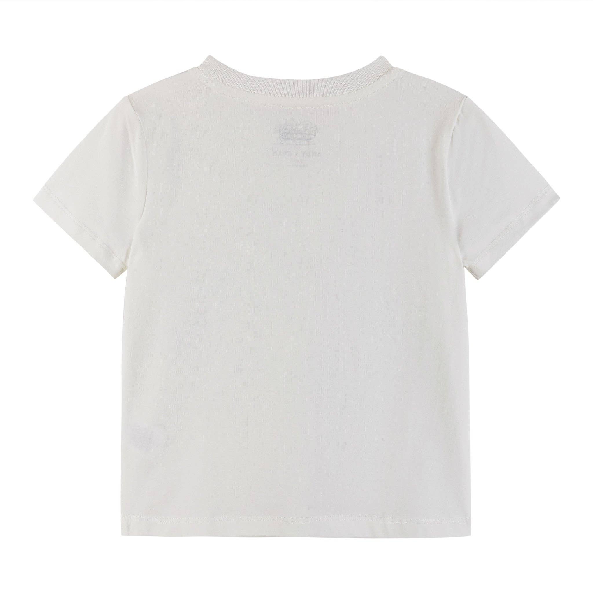 Bianco SpongeBob SquarePants™ x Andy & Evan® | Maglietta Shellebration per bambini (2-14) in vendita all'ingrosso su Faire4