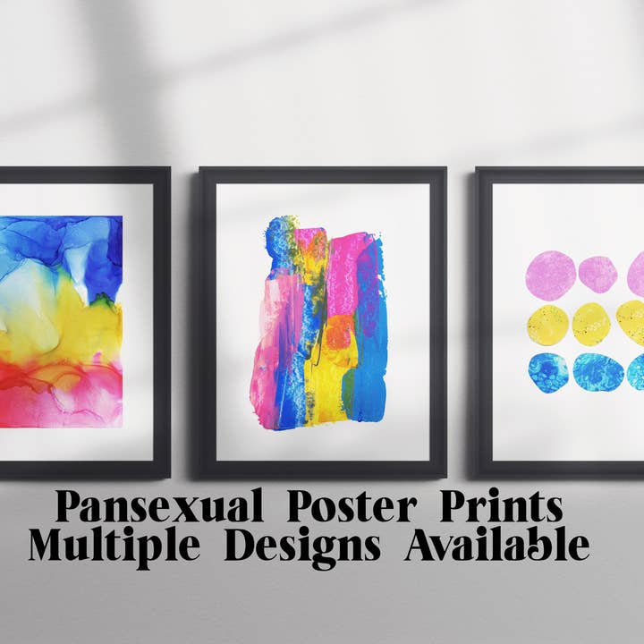 Pansexual Pride Print for wholesale by Shop Intaglio