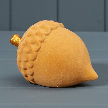 Ceramic Flocked Acorn for wholesale by Satchville