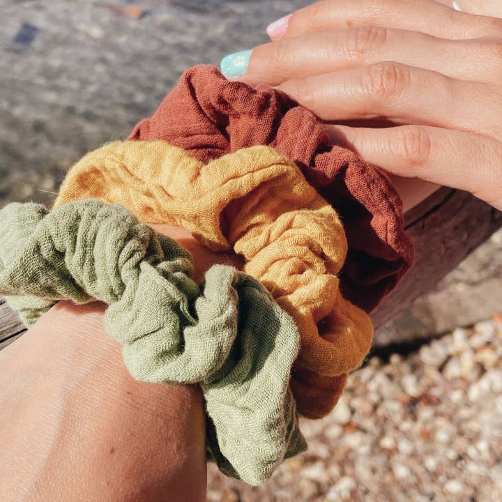 Pompons et Coquillages - Wholesale Scrunchie - Women's - Cotton gauze scrunchie24