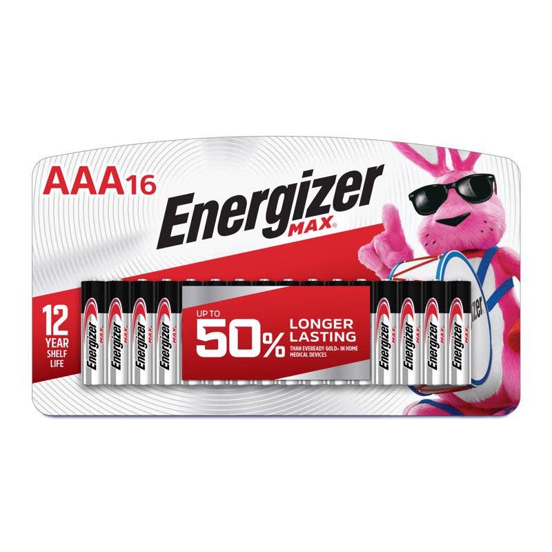 Everyday Supply Co - Wholesale Retailer Display - Paper & Novelty - Energizer Max AAA Alkaline Batteries 16-Pack0