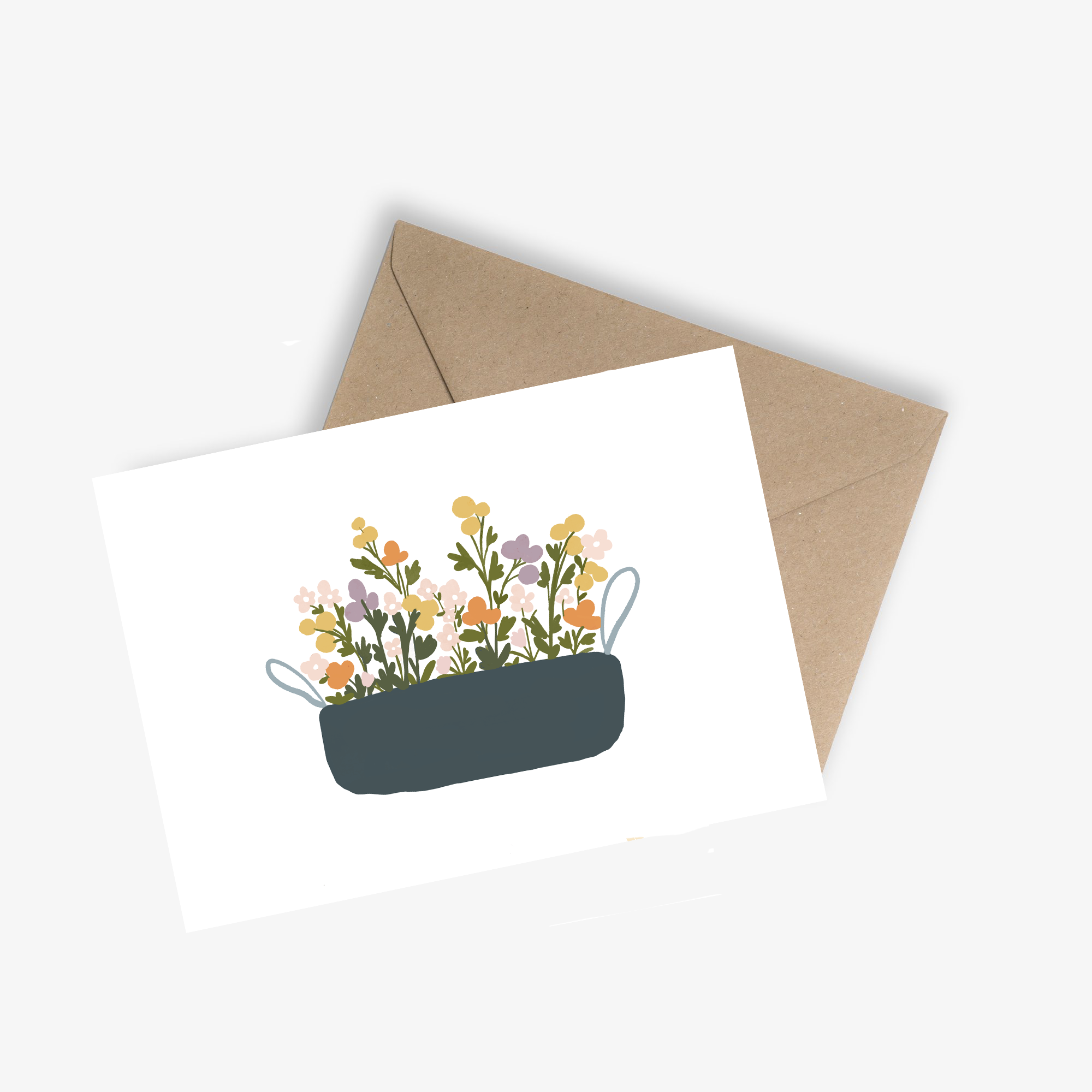 LE PAPIER GRAPHIQUE - Wholesale Everyday Greeting Card - The Gardener (planter)1