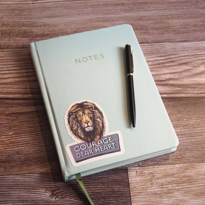 Sentinel Supply - Wholesale Sticker - Courage Dear Heart CS Lewis Quote Sticker3