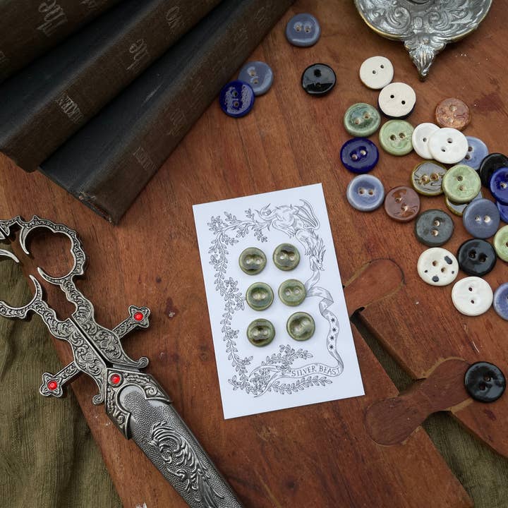 Silver Beast Studio - Wholesale Sewing Button/Snap - 13mm Mini Buttons (Set of 6)4