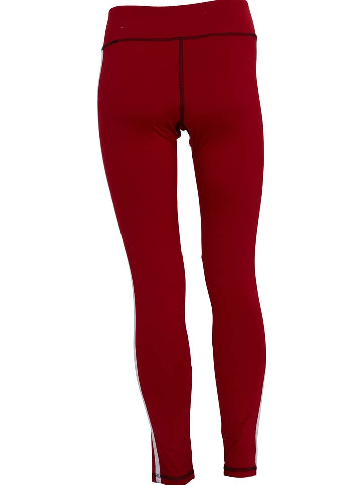 Terapia 2 Lateral Listra Mid-Rise Leggings por atacado de Therapy