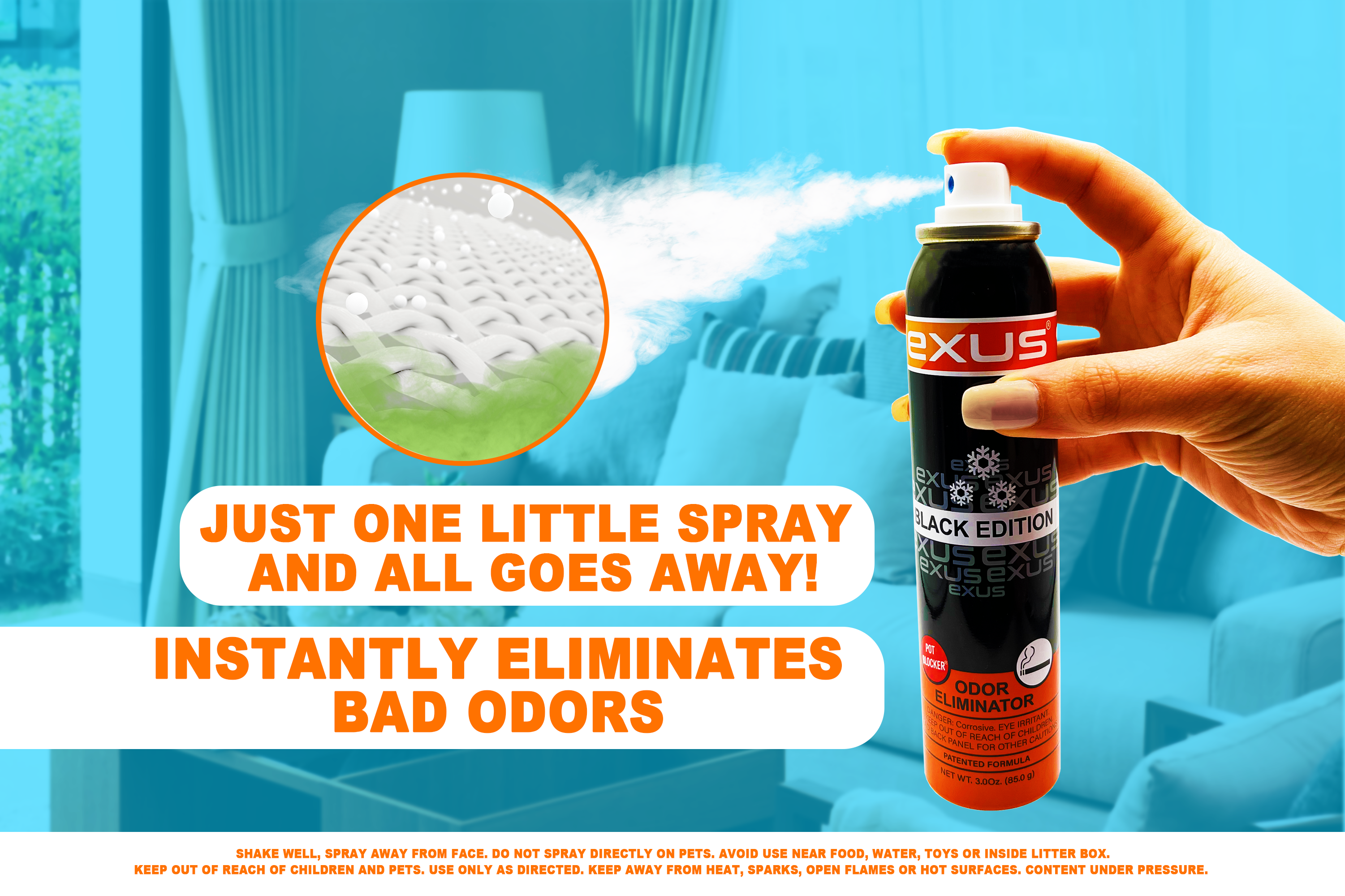 Exus & co - Wholesale Air Freshener - Exus & Co (8 units) Odor Eliminator - Pot Blocker2