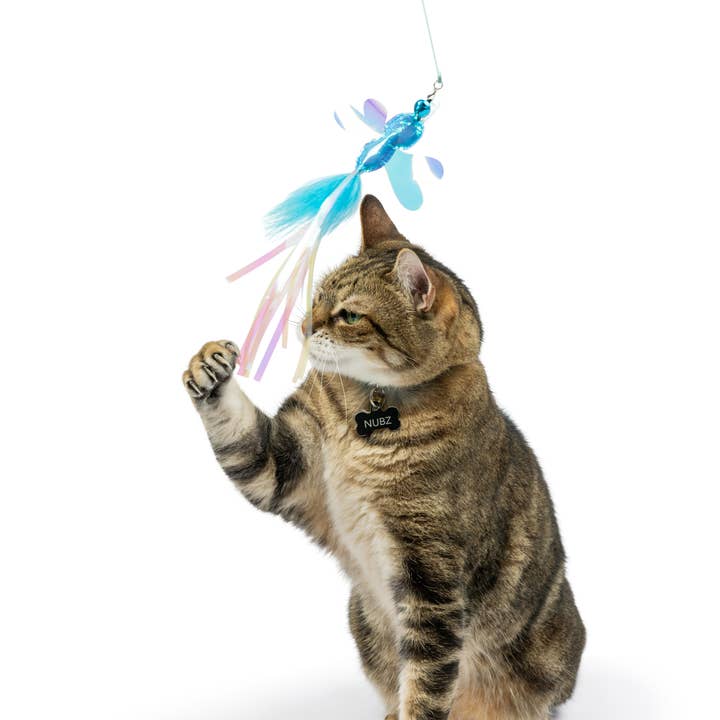 Huxley & Kent - Wholesale Pet Toy - Cat - Wire Dragonfly & Mouse Wand Cat Toy7