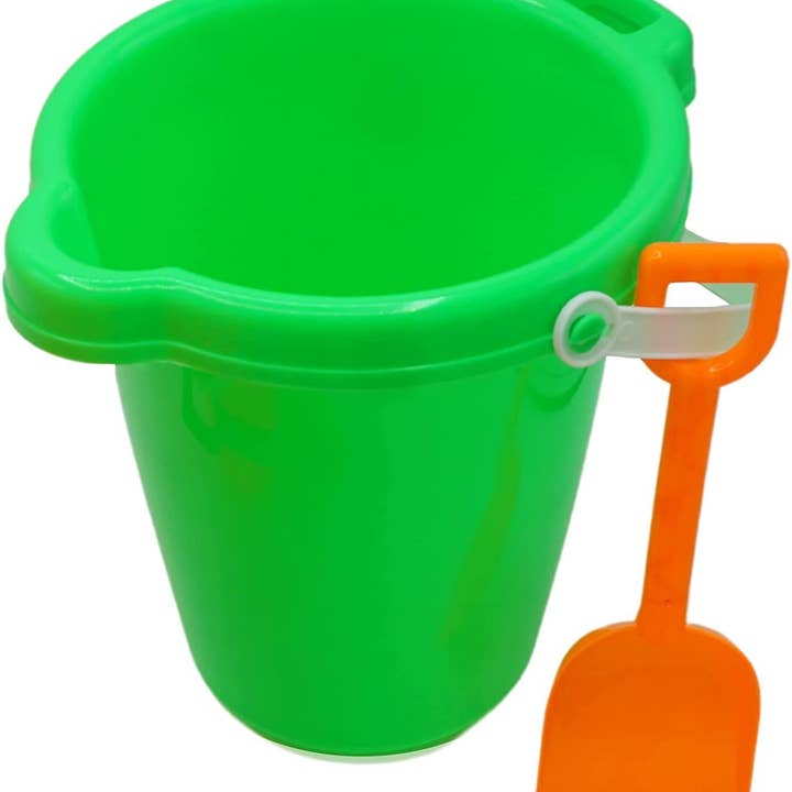 4E's Novelty - Wholesale Beach/Pool Toy - Kids & Baby - 7" Beach Buckets & Shovels Set - Strong Sand Toys for Kids5