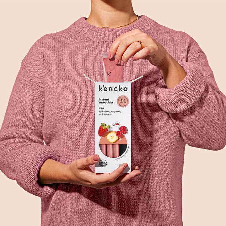 kencko - Wholesale Powdered Health Drink - Reds Organic Fruit & Veggie Smoothie Mix (4 smoothies)1