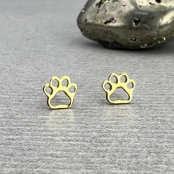 Ohrstecker für Hundepfoten für den Großhandel von Something Silver