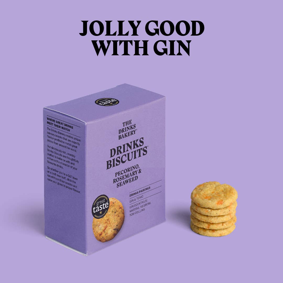 The Drinks Bakery – wholesale Biscuit – Drinks Biscuits - Pecorino Cheese & Rosemary 110g2