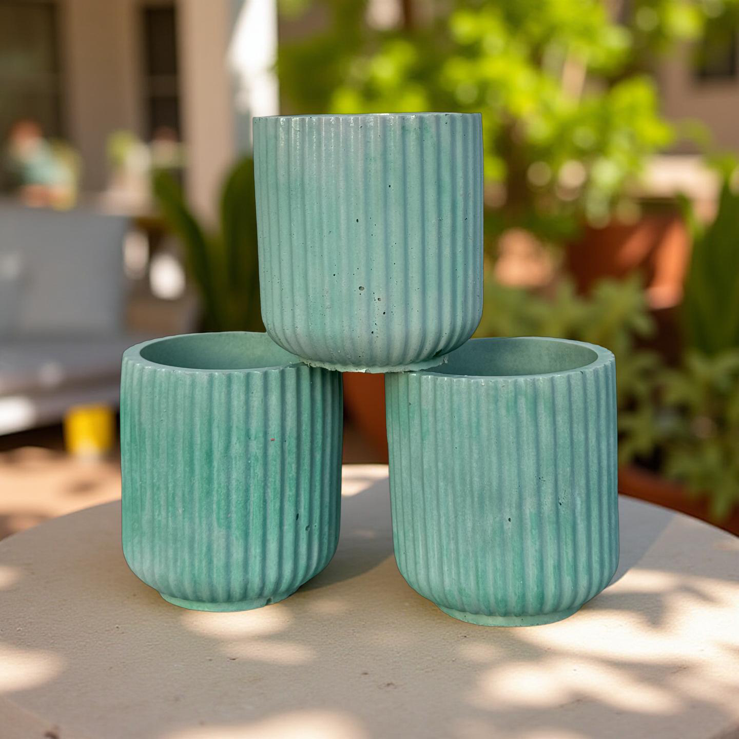 Colourfuljoy Designs - Wholesale Jar/Filled Candle - Candle empty jars/ Cement vessels/ Empty candle container 24