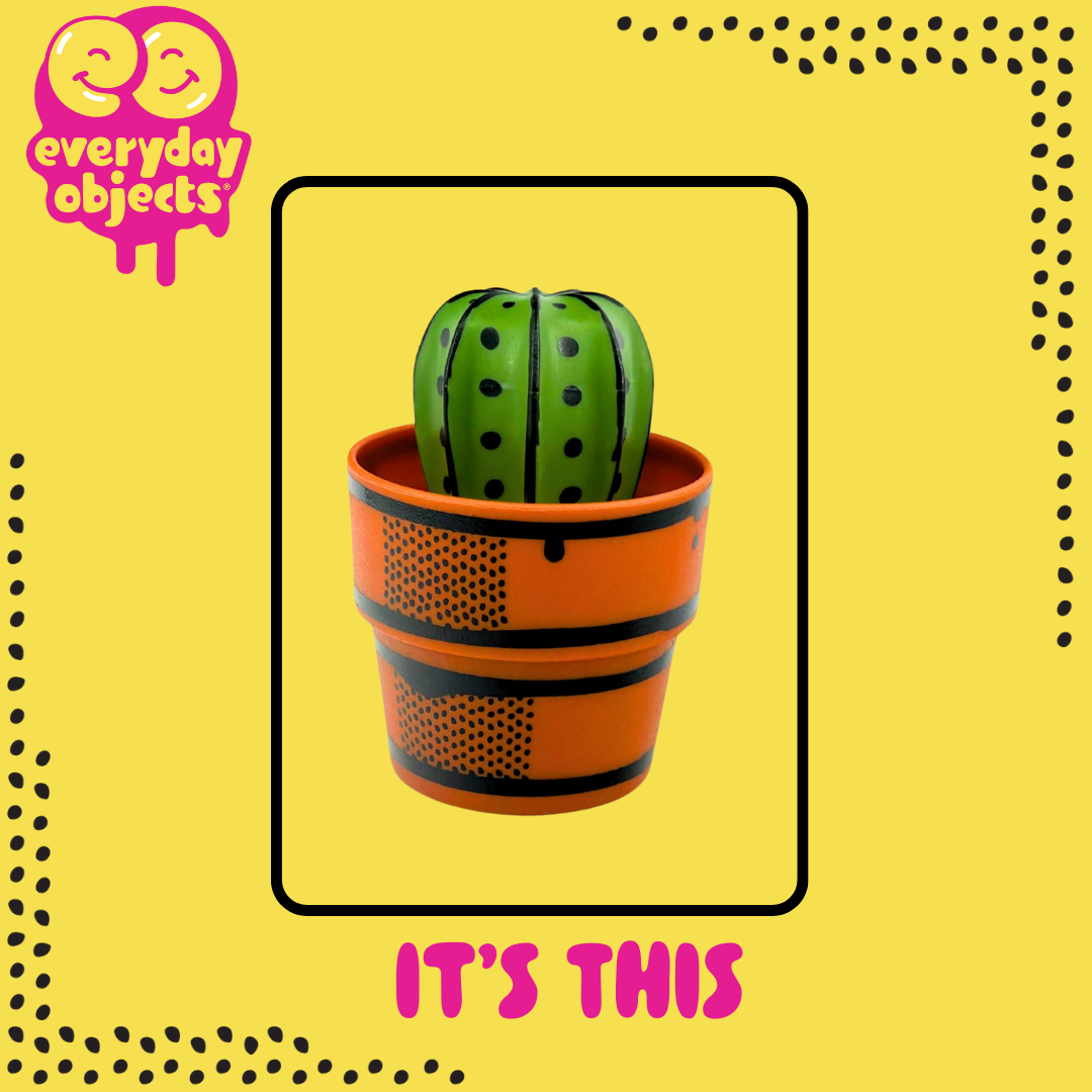 Everyday Objects - Wholesale Cleaning Brush - Cactus Makes Perfect Mesh Scrub Brush for Dishes8