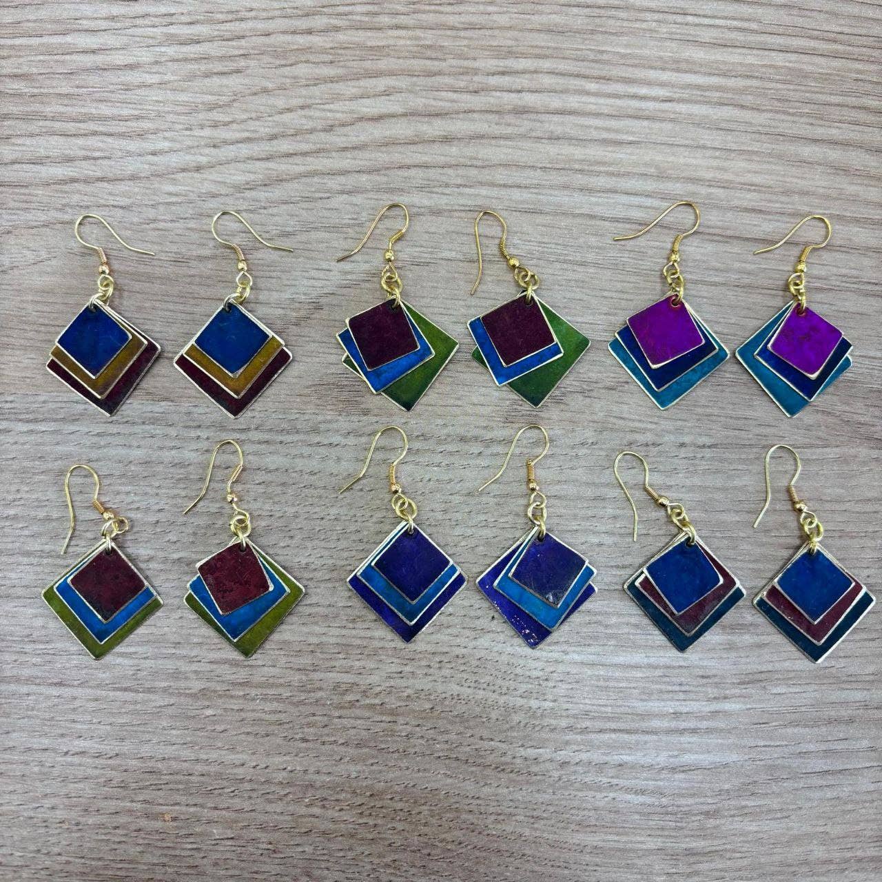 Hecho a mano - Wholesale Dangle Earrings - Enamel earrings8