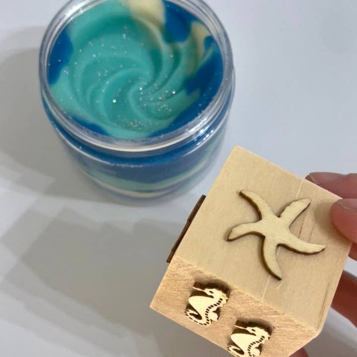 Tampa Bay Play - Wholesale Wood Toy - Kids - Wooden Play Dough Block Stamp5