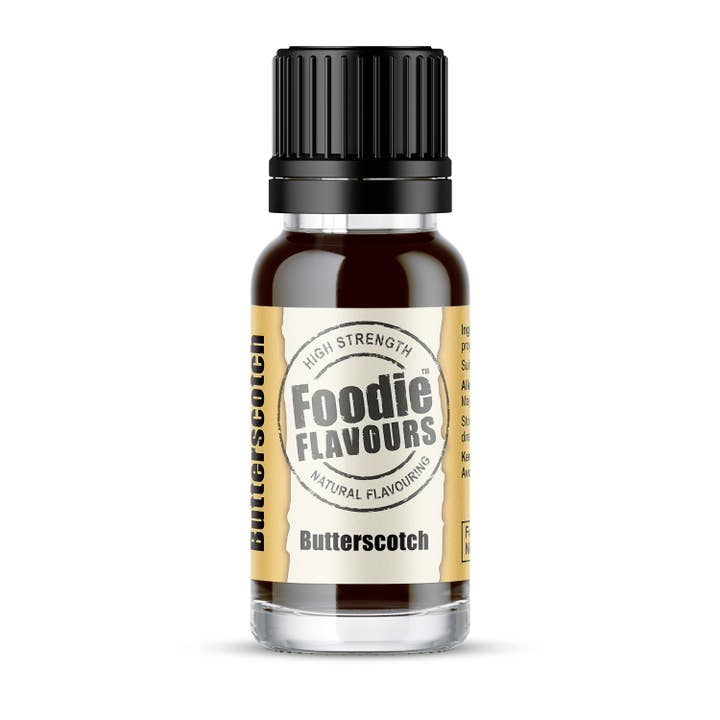 Foodie Flavours Butterscotch Natural Flavouring - 15ml for wholesale by Foodie Flavours