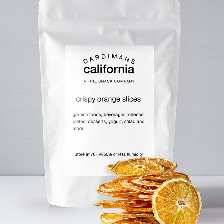 Dardimans California Crisps - Wholesale Dried/Dehydrated Fruit - Crispy Orange Slices | Food Service Bag