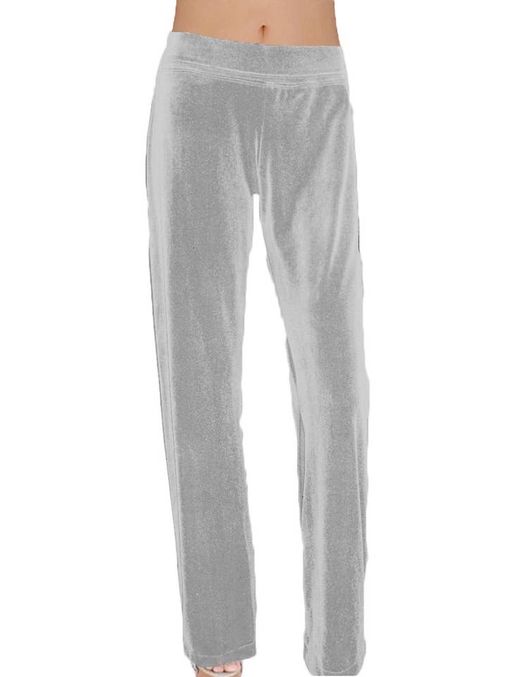 Ooh la la - Wholesale Pants - Women's - Ooh la la Stretch Velvet Lined Straight Leg Dress Pants