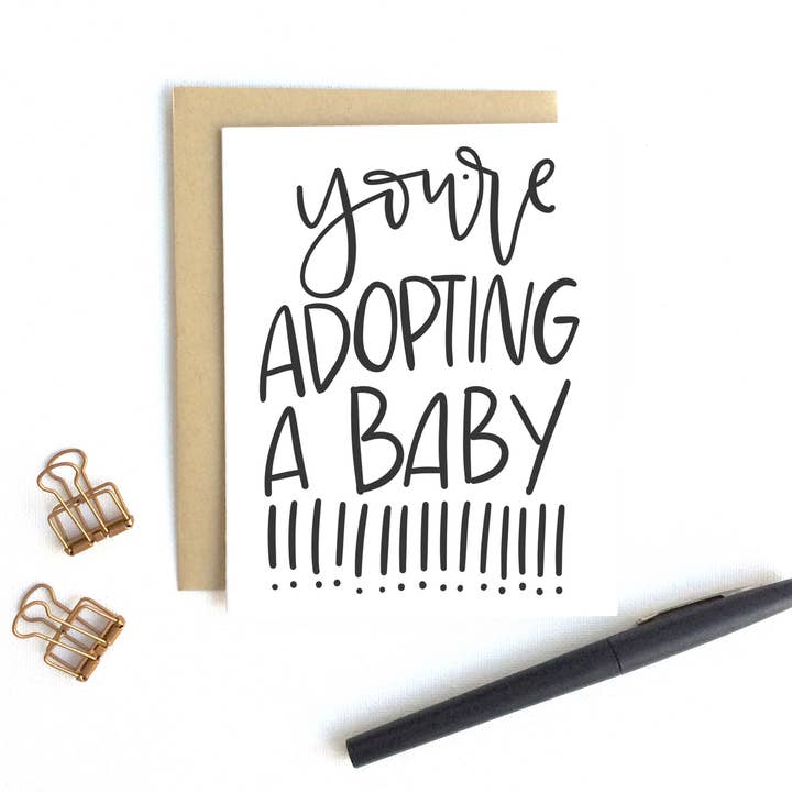 Je adopteert een baby!!!!! Kaart voor wholesale door Instead of Ashes
