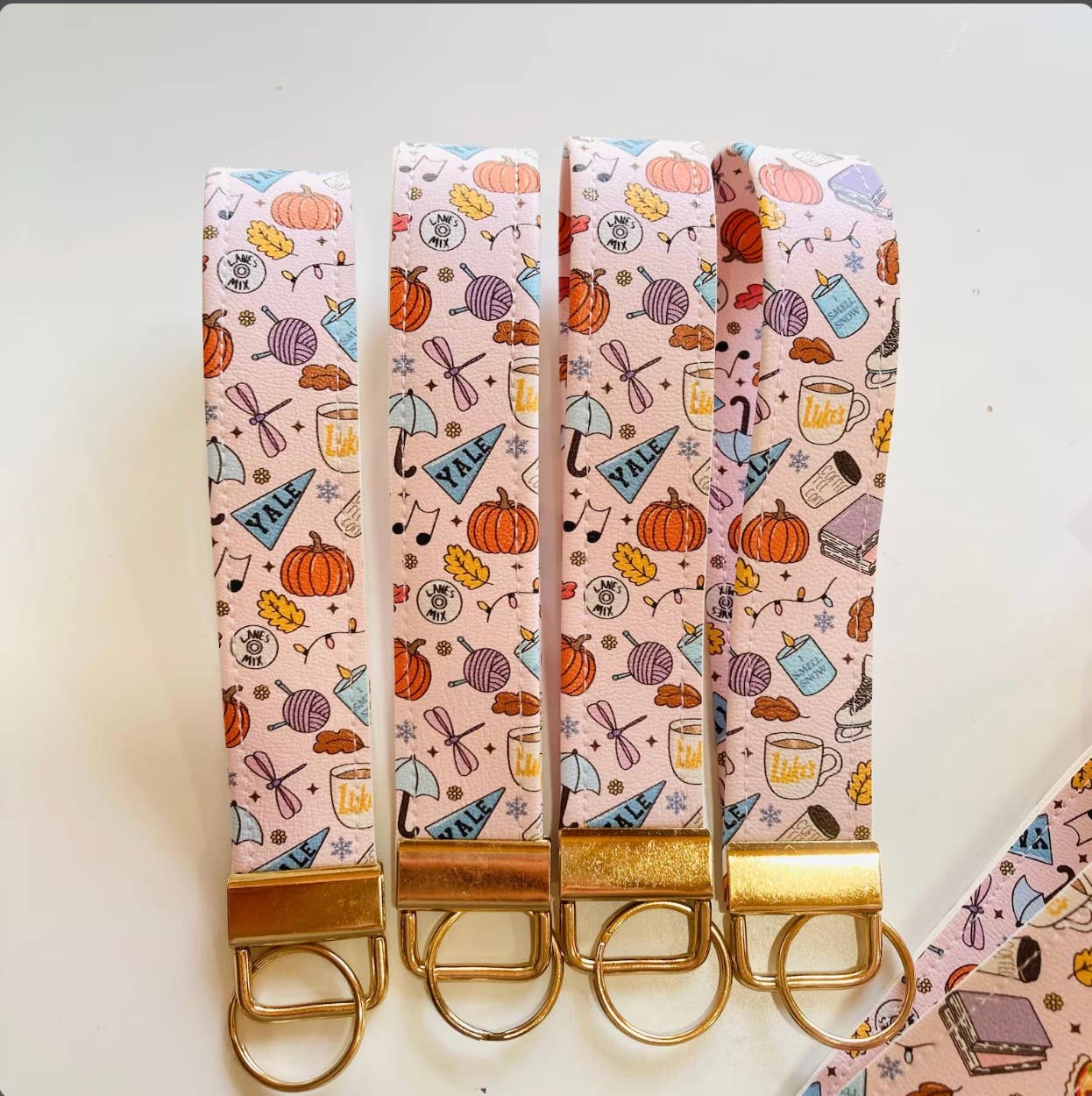 Chapter & Ink - Wholesale Keychain – Women's - Gilmore Girls Leatherette Wristlet Keychain1