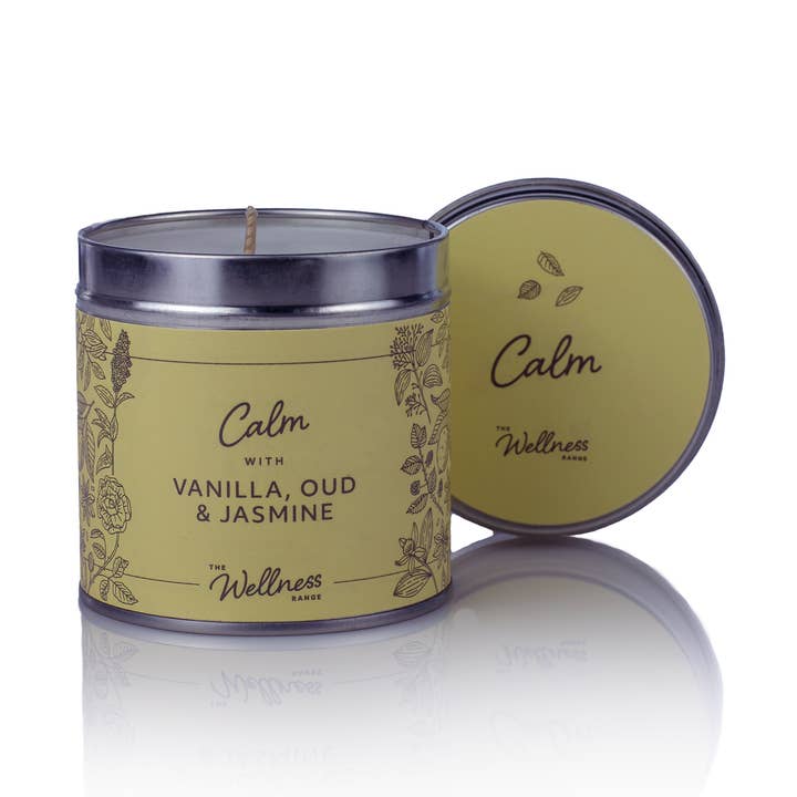 Calma - Vela de Bienestar de Vainilla, Oud y Jazmín - (paquete de 6) para venta al por mayor de The Fragrance House Group