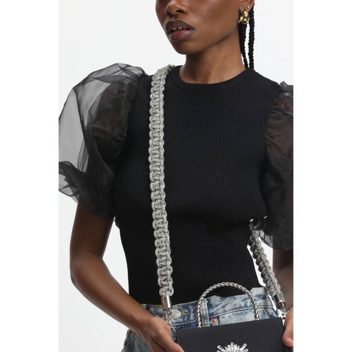 Tracolla con cristalli e strass Dazzling Dreams per la vendita all'ingrosso da parte di Urban Expressions