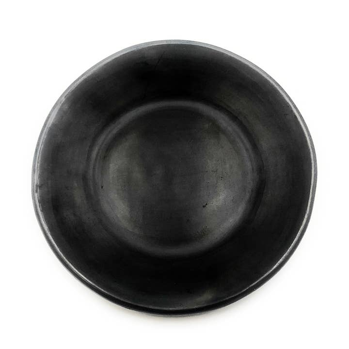 Black Clay Dinner Plates Dishes – Handmade 9.5 Set 6 Pcs for wholesale by Authentic Origin Colombia