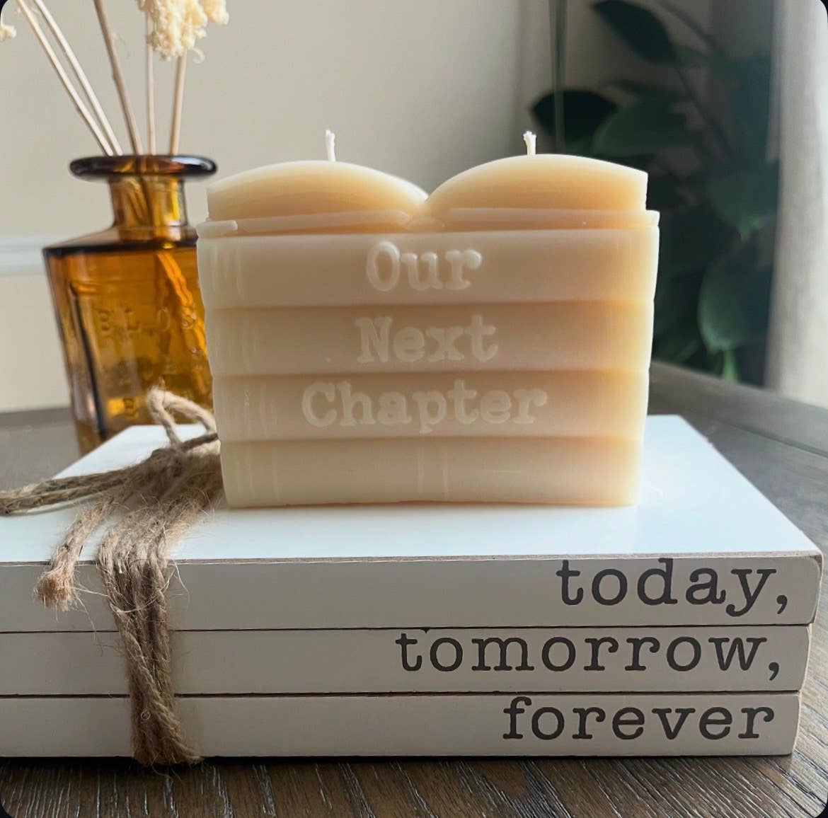 A Scent Story Candle Co – wholesale Pelarljus – Vårt Nästa Kapitel Bokformad Ljus - Bokälskande Bröllopsljus3