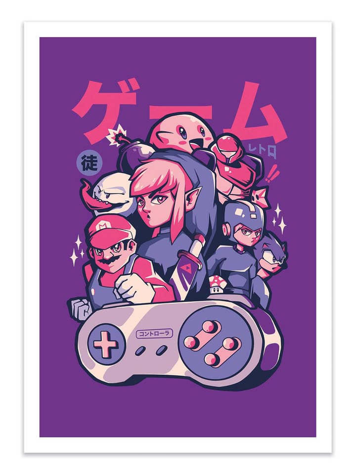 Art-Poster - Retro Bende - EduEly voor wholesale door Wall Editions