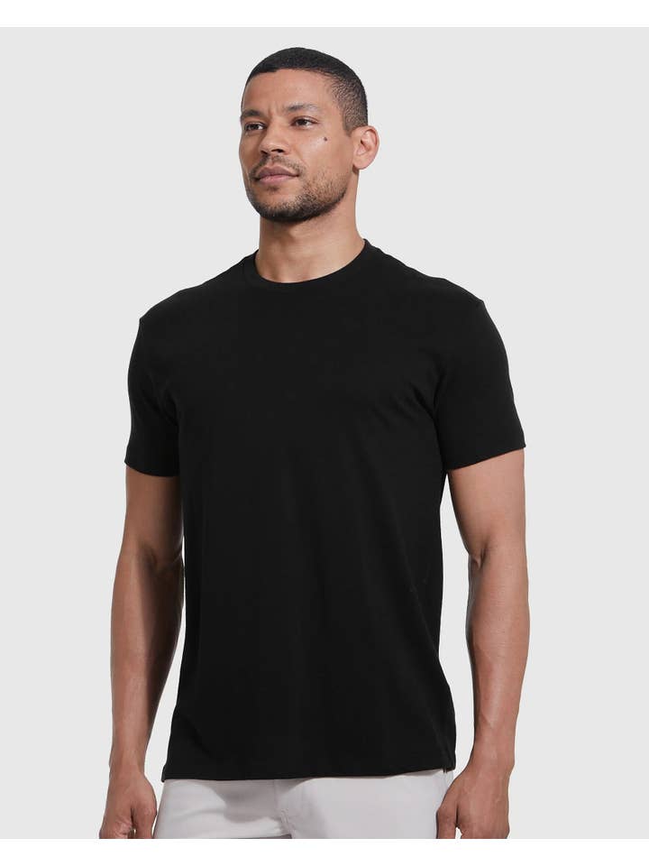 True Classic - Wholesale T-Shirt - Men's - Short Sleeve T-Shirt | Crew Neck | Black