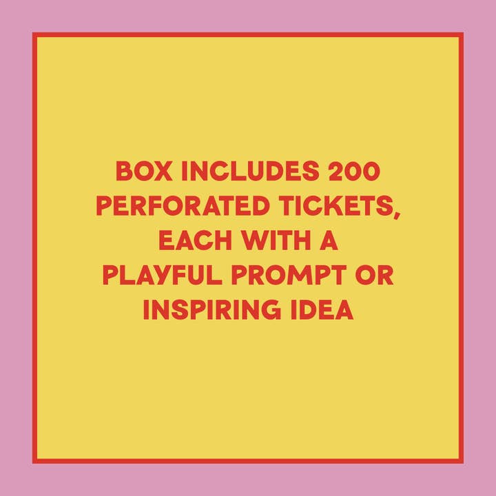 Chronicle Books - Wholesale Gag Gift/Novelty Gift - Take-a-Ticket: Creativity10