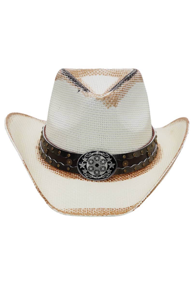 Ivoor NRA Mangum Embleem Cowboyhoed voor groothandel op Faire1