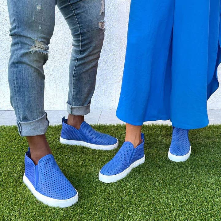 Jibs - Venta al por mayor Zapatillas deportivas sin cordones - Mujer - Foque Mid Rise Galaxy Azul