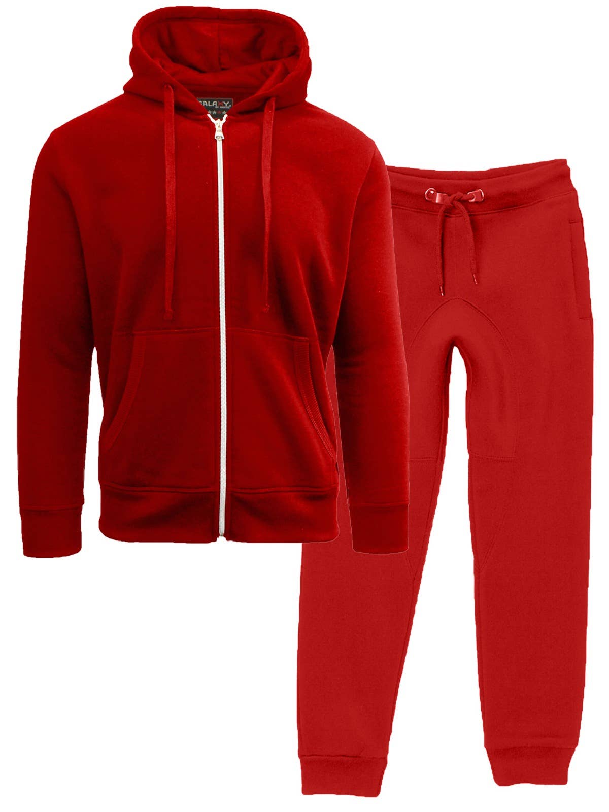 Galaxy By Harvic - Wholesale Top & Pant Set - Kids - GBH Boy's Fleece-Lined Hoodie & Jogger 2-Piece Set (4-20)2