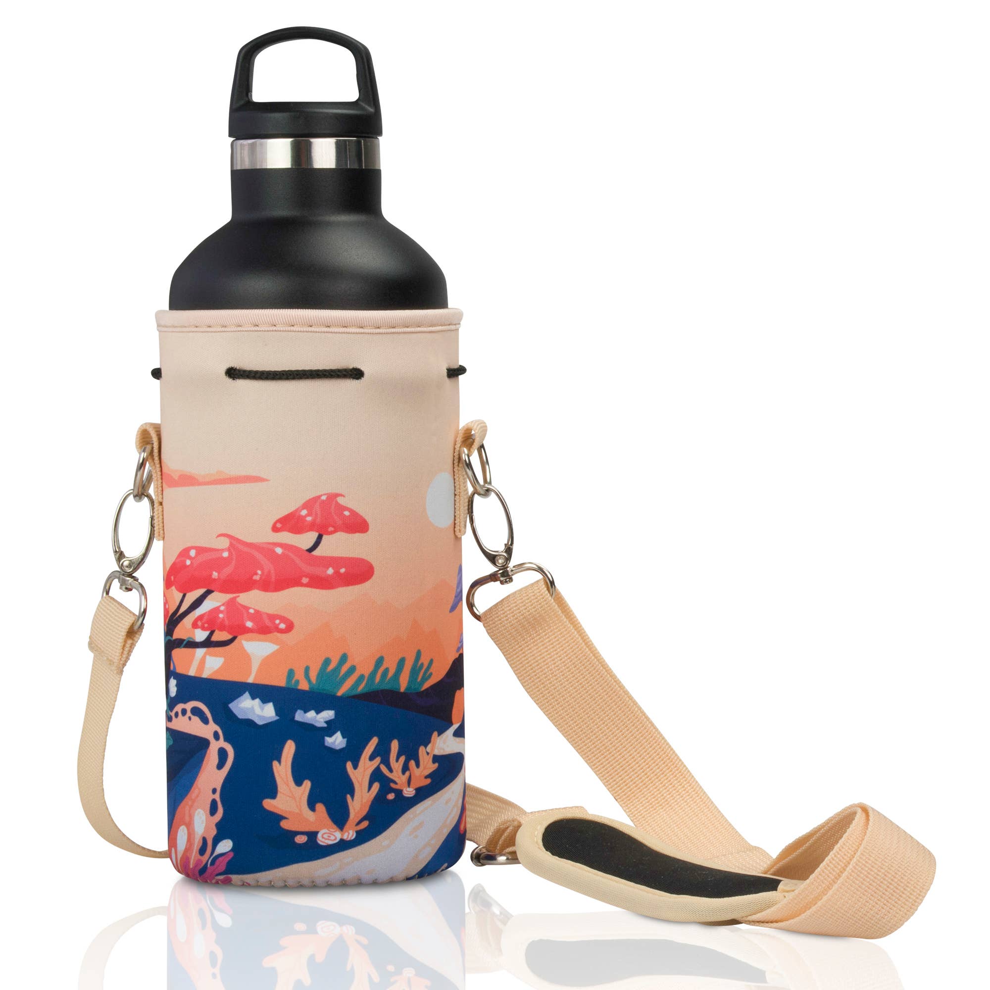 MADE EASY KIT - Wholesale Flessenrek/houder - Made Easy Kit neopreen waterfleshouder met verstelbare schouderband35