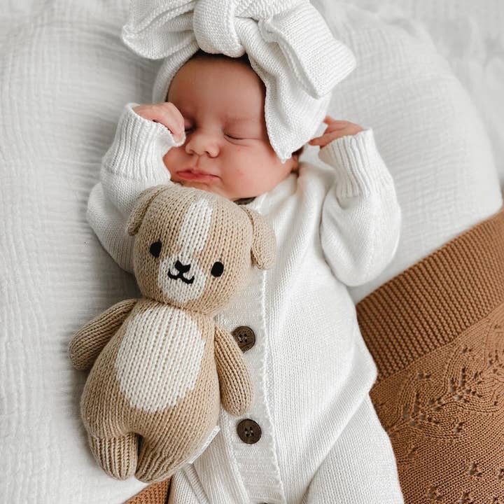 Brave Little Lamb the Label - Wholesale Fashion Headband - Baby - Luxe Knit Headband | Ivory1