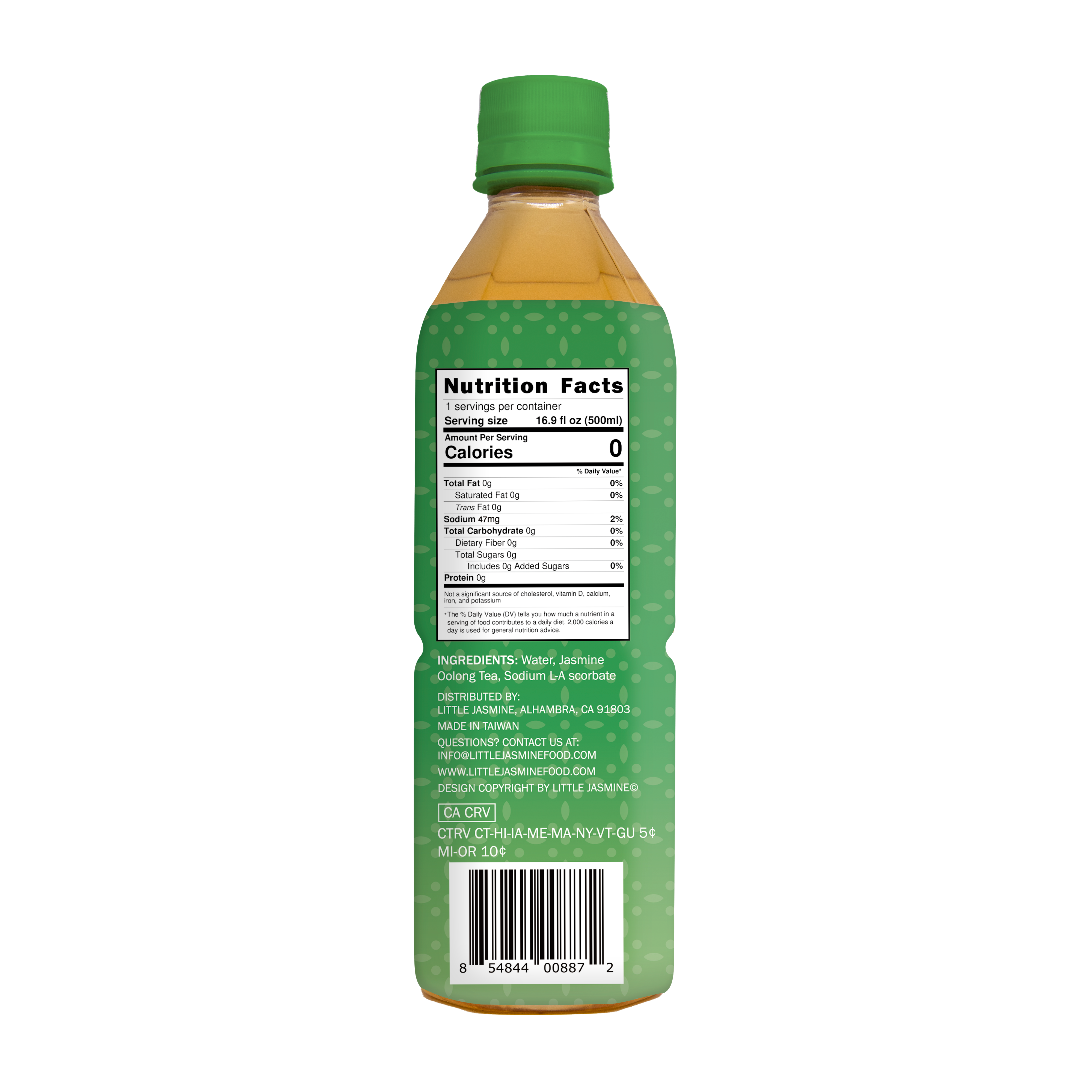 Arroyo Kitchen by Little Jasmine - Wholesale Health/Detox Tea - Non-GMO Unsweetened Jasmine Oolong Tea - 16.9 fl oz Each1