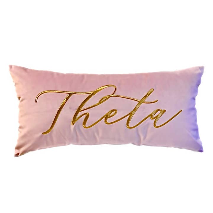 Over The Moon Greek - Wholesale Lumbar Pillow - Sorority VINTAGE VEGAS Embroidered Lumbar Pillow11