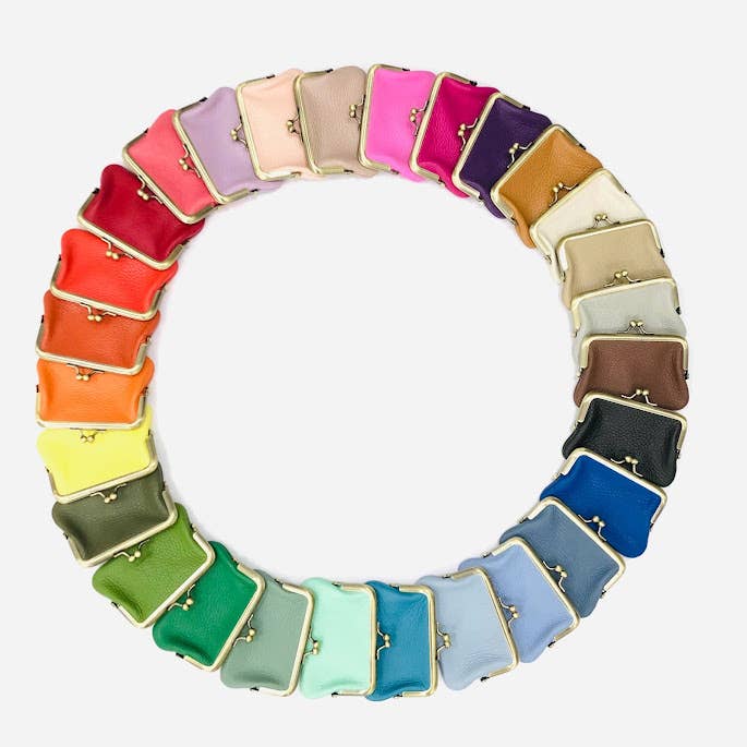 Portamonete Sandy in vera pelle di vitello per la vendita all'ingrosso da parte di MILANO AMOUR