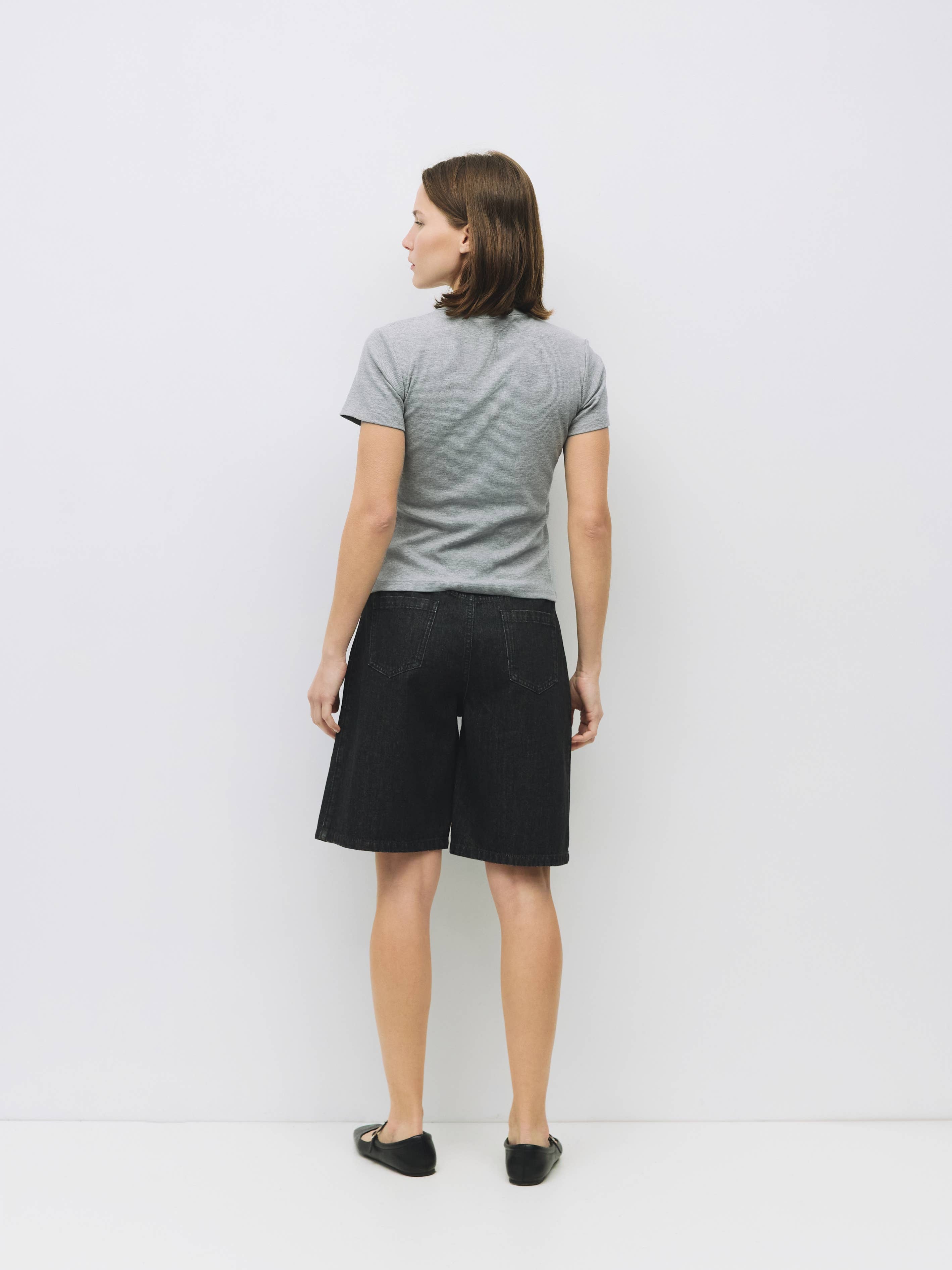 MOD REF - Wholesale T-Shirt - Women's - The Miller Top | Ribbed Short-Sleeve T-Shirt9