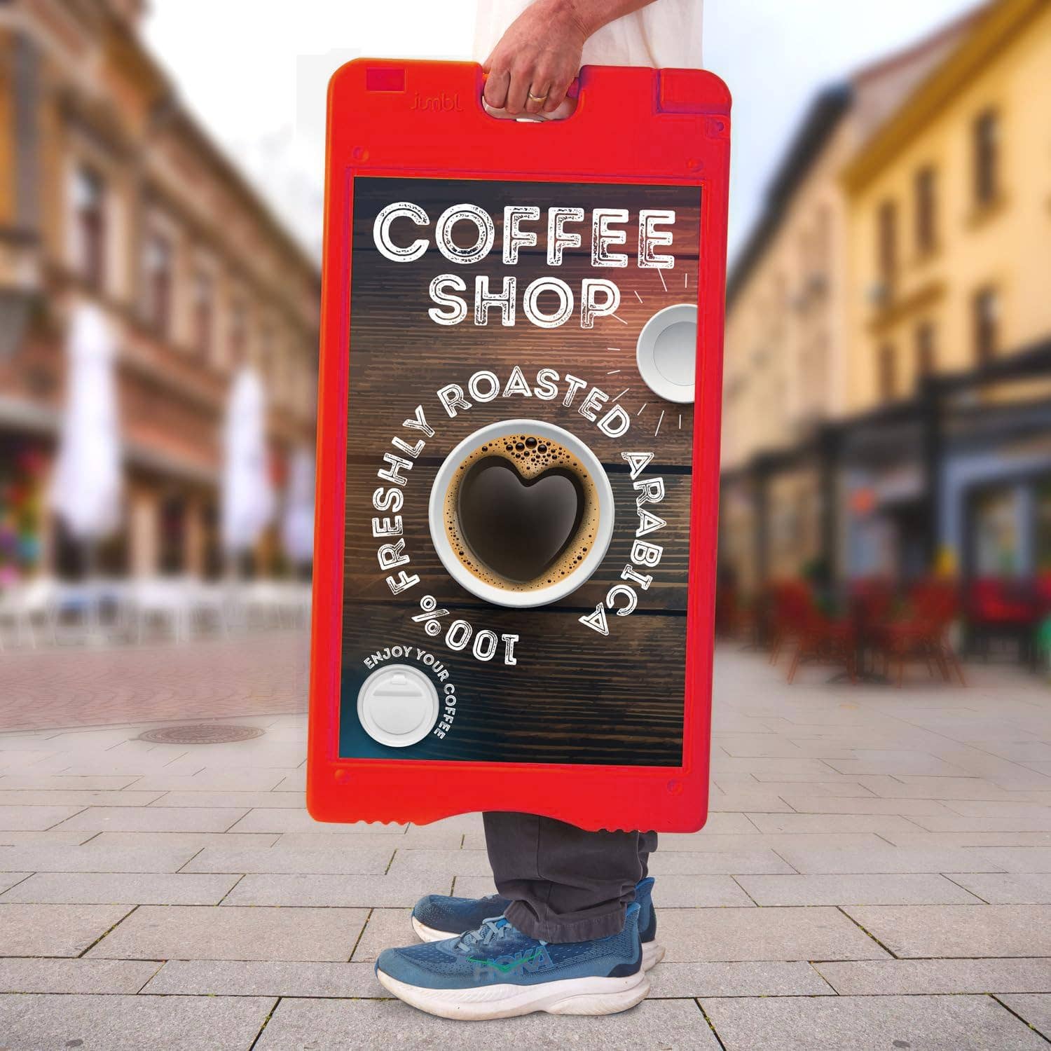 Jumbl - Wholesale Sign - A-Frame Outdoor Sandwich Signboard 15.7x26" with PVC Cover34