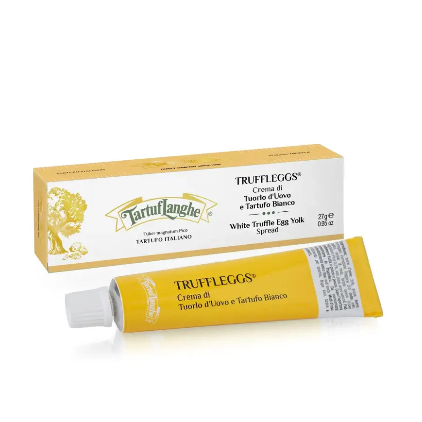 TartufLanghe - Vente Tapenades - TRUFFLEGGS® Tartinade aux œufs à la truffe blanche – 0,95 oz0