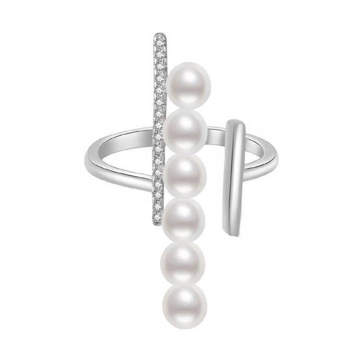 New Yorker Freshwater Pearl Ring WR00047 for wholesale by PEARLY LUSTRE