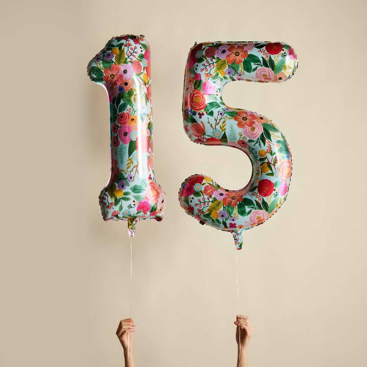 Rifle Paper Co. - Wholesale Balloon - Garden Party Numbered Foil Balloon11