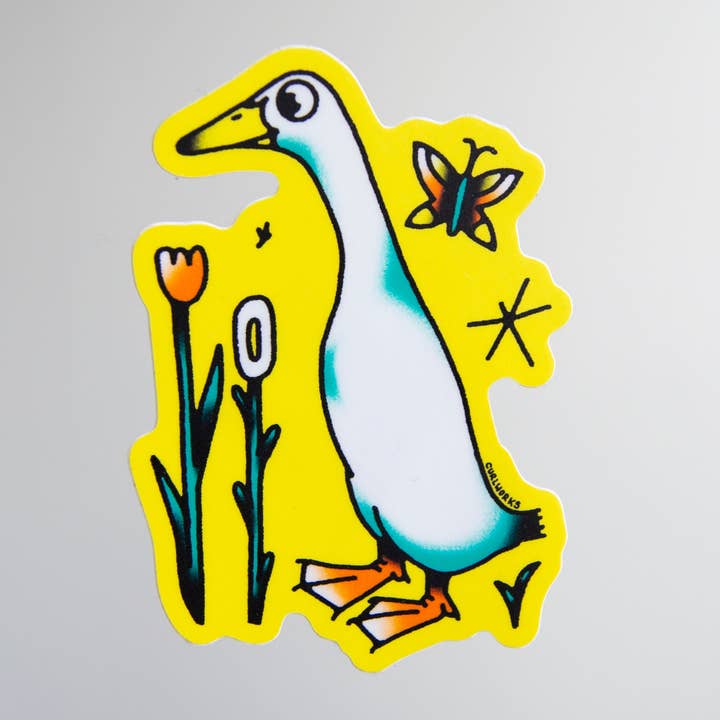 Curlworks - Wholesale Sticker - Runner Duck Sticker0